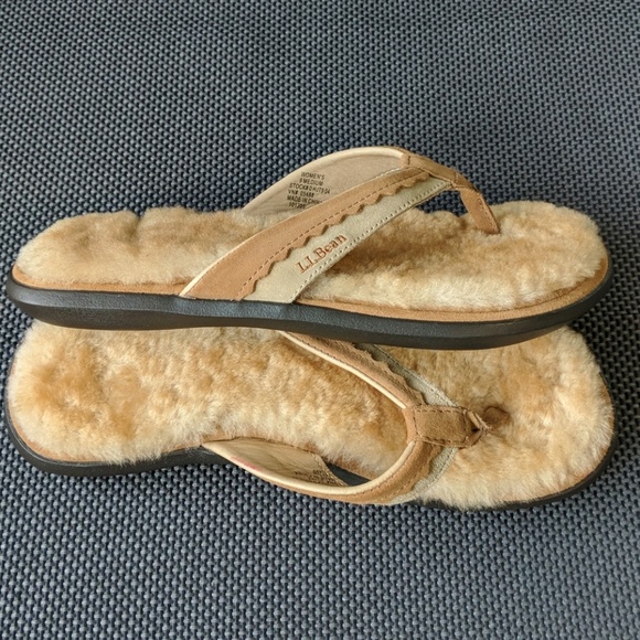 flip flops with fleece